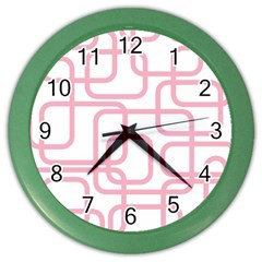 Pink Elegant Design Color Wall Clocks