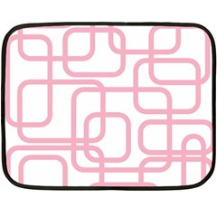 Pink Elegant Design Double Sided Fleece Blanket (mini) 