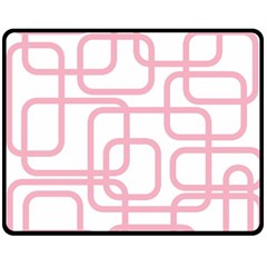 Pink Elegant Design Fleece Blanket (medium) 