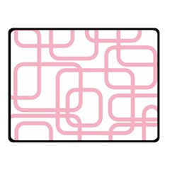 Pink Elegant Design Fleece Blanket (small) by Valentinaart