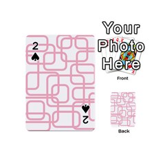 Pink Elegant Design Playing Cards 54 (mini)  by Valentinaart