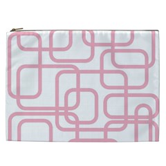 Pink Elegant Design Cosmetic Bag (xxl) 