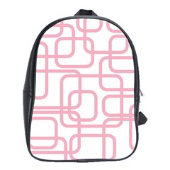 Pink Elegant Design School Bags (xl) 