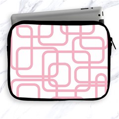 Pink Elegant Design Apple Ipad 2/3/4 Zipper Cases by Valentinaart