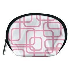 Pink Elegant Design Accessory Pouches (medium) 