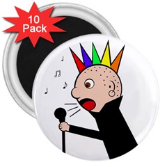 Punker  3  Magnets (10 Pack) 