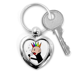 Punker  Key Chains (heart)  by Valentinaart