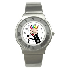 Punker  Stainless Steel Watch