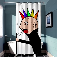 Punker  Shower Curtain 36  X 72  (stall) 