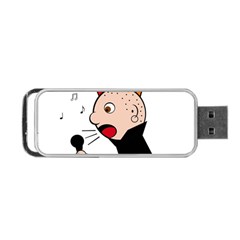 Punker  Portable Usb Flash (one Side) by Valentinaart