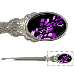 Purple Decorative Abstraction Letter Openers