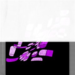 Purple Decorative Abstraction Rectangular Jigsaw Puzzl