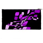 Purple decorative abstraction Pencil Cases Back