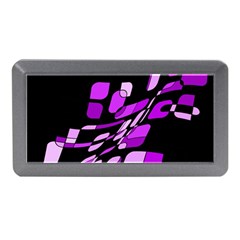 Purple Decorative Abstraction Memory Card Reader (mini)