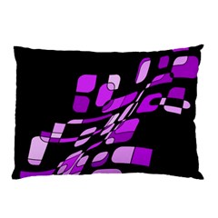 Purple Decorative Abstraction Pillow Case (two Sides)