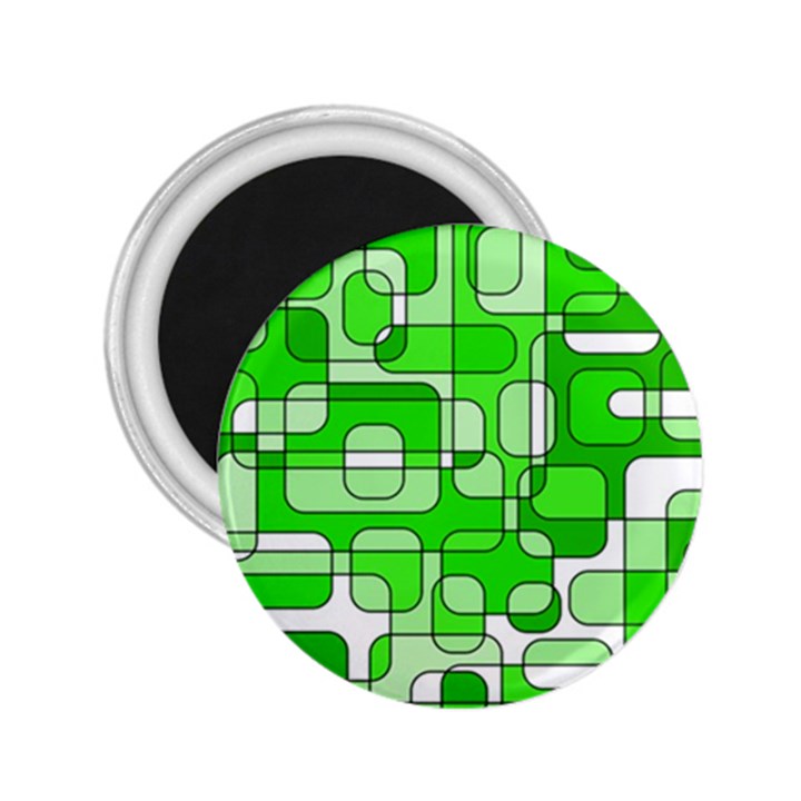 Green decorative abstraction  2.25  Magnets