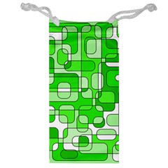 Green Decorative Abstraction  Jewelry Bags