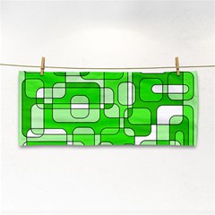 Green Decorative Abstraction  Hand Towel