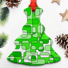 Green Decorative Abstraction  Ornament (christmas Tree)