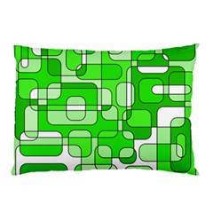 Green Decorative Abstraction  Pillow Case (two Sides) by Valentinaart