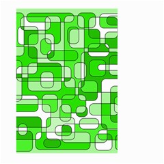 Green Decorative Abstraction  Large Garden Flag (two Sides) by Valentinaart