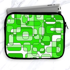 Green Decorative Abstraction  Apple Ipad 2/3/4 Zipper Cases