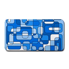 Blue Decorative Abstraction Medium Bar Mats by Valentinaart