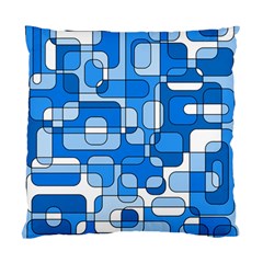 Blue Decorative Abstraction Standard Cushion Case (one Side)