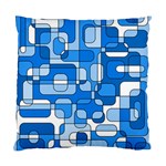 Blue decorative abstraction Standard Cushion Case (One Side) Front