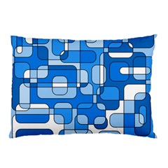 Blue Decorative Abstraction Pillow Case