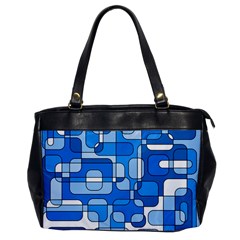 Blue Decorative Abstraction Office Handbags