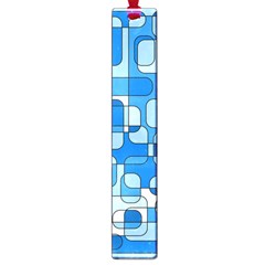 Blue Decorative Abstraction Large Book Marks by Valentinaart