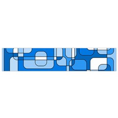 Blue Decorative Abstraction Flano Scarf (small)