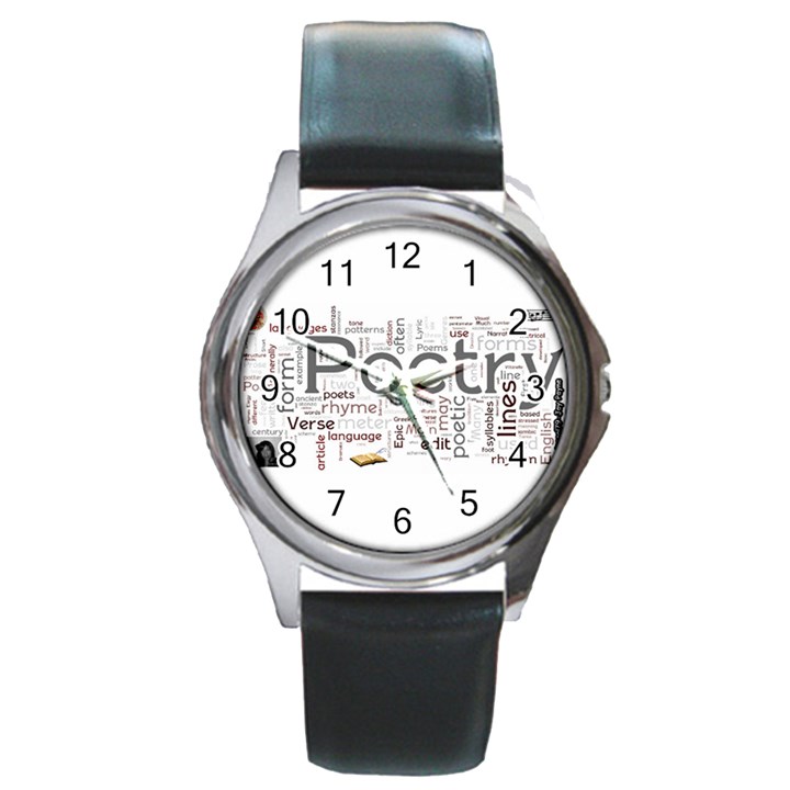 5004610 1817f Round Metal Watch