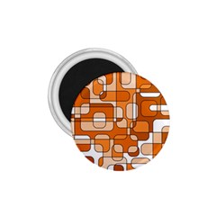 Orange Decorative Abstraction 1 75  Magnets