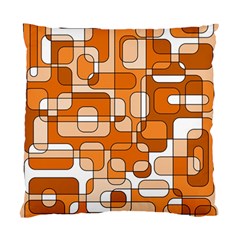 Orange Decorative Abstraction Standard Cushion Case (two Sides)