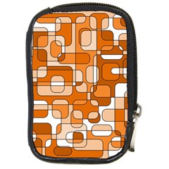 Orange Decorative Abstraction Compact Camera Cases