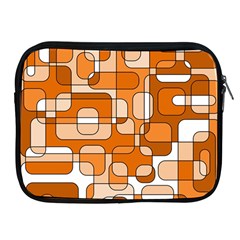 Orange Decorative Abstraction Apple Ipad 2/3/4 Zipper Cases by Valentinaart