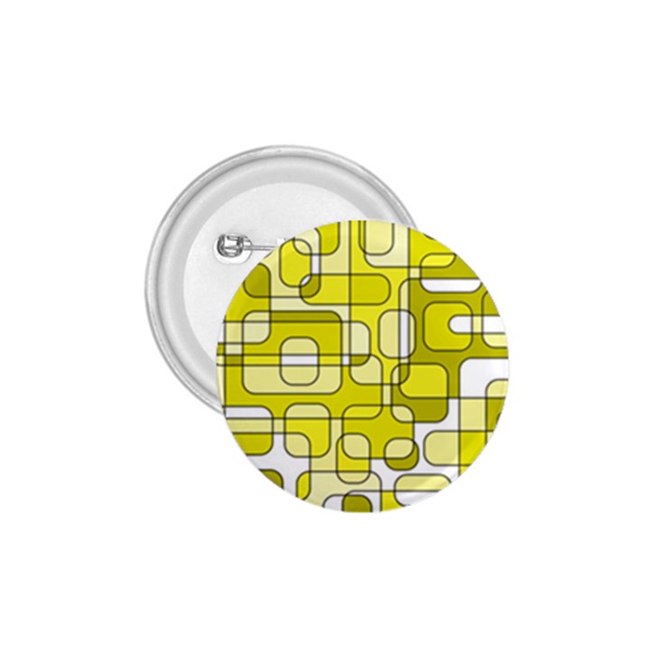 Yellow decorative abstraction 1.75  Buttons