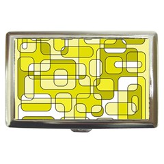 Yellow Decorative Abstraction Cigarette Money Cases