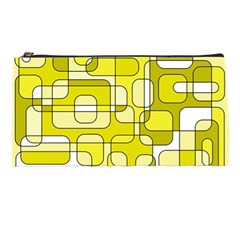 Yellow Decorative Abstraction Pencil Cases by Valentinaart