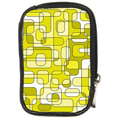 Yellow Decorative Abstraction Compact Camera Cases