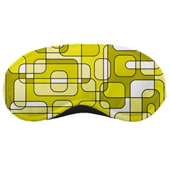 Yellow Decorative Abstraction Sleeping Masks