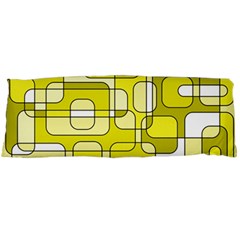 Yellow Decorative Abstraction Body Pillow Case (dakimakura)