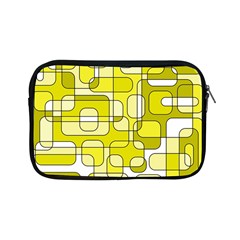 Yellow Decorative Abstraction Apple Ipad Mini Zipper Cases