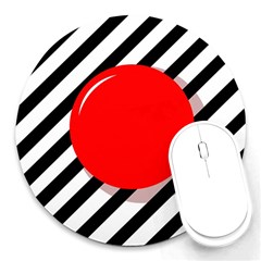 Red ball Round Mousepads