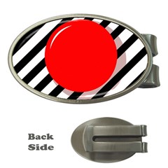 Red ball Money Clips (Oval) 