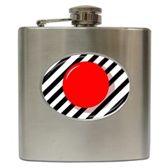 Red ball Hip Flask (6 oz)