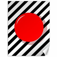 Red ball Canvas 36  x 48  