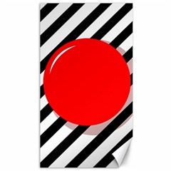 Red ball Canvas 40  x 72  